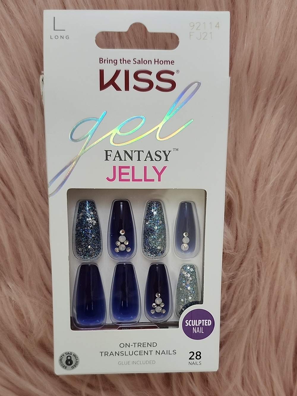 Brand New KISS JELLY FANTASY False Nails-L